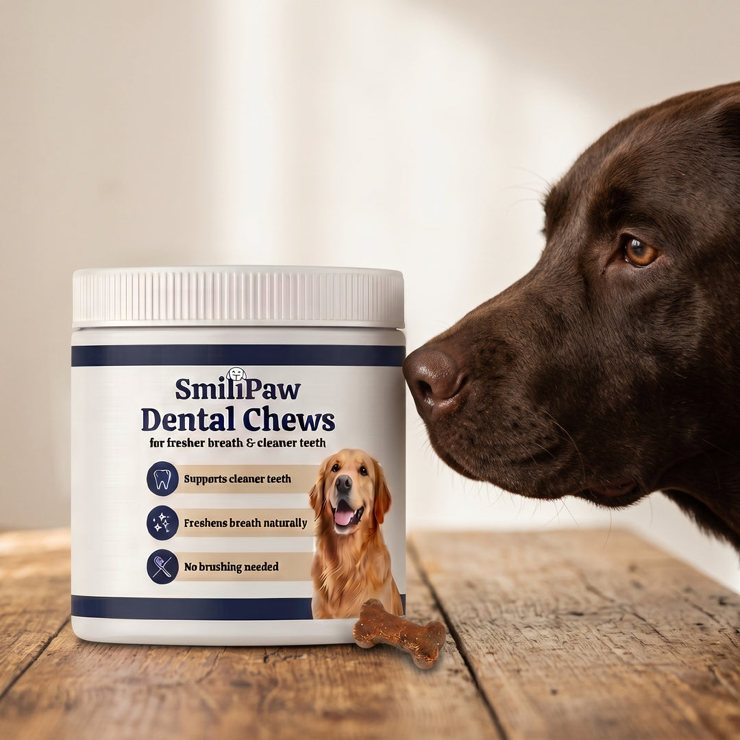 Daily dental chews for fresher breath and cleaner teeth